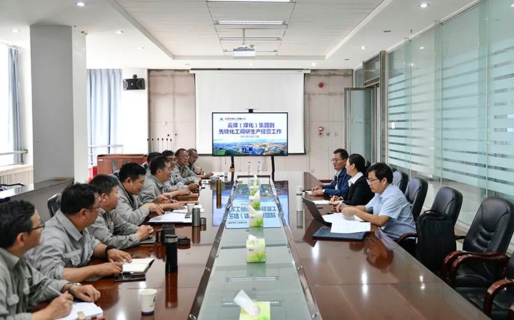 集团党委委员、财务总监莫晓丹到先锋化工公司调研生产谋划事情