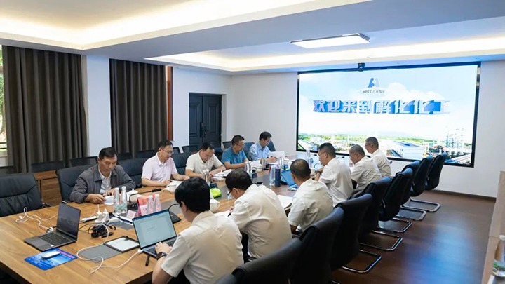 集团党委委员、、、副总司理张清到解化化工分公司调研指导生产谋划事情