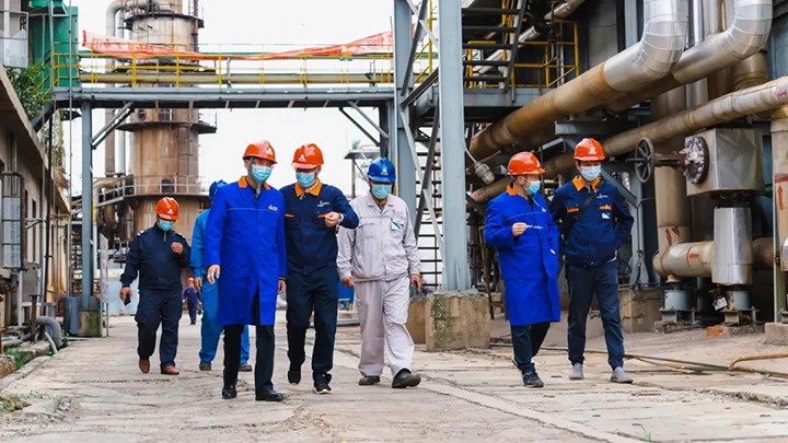 云煤（6008集团官方网站）集团党委副书记、、、副董事长、、、总司理高建嵩到解化化工分公司督导检查清静生产事情