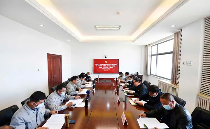 集团党委委员、、纪委书记、、监察专员覃崇辉到先锋化工指导专题民主生涯会