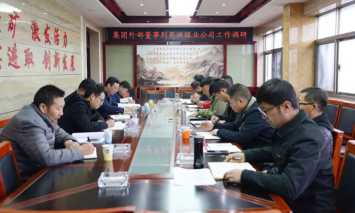 云煤（6008集团官方网站）集团专职外部董事寸延峰到恩洪煤业公司调研