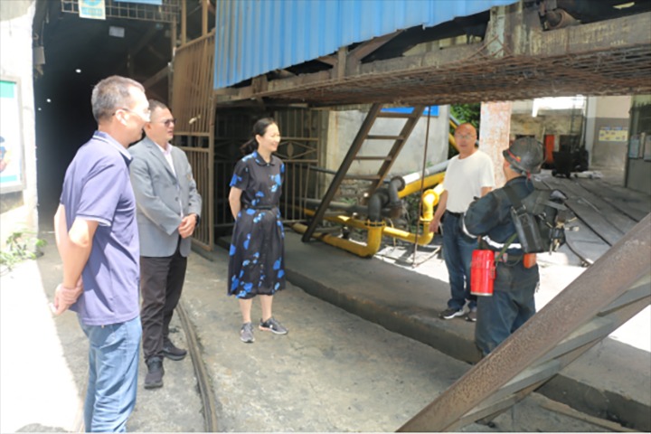 【主题教育】云煤（6008集团官方网站）集团党委委员、、、财务总监莫晓丹一行到天井煤矿开展主题教育调研