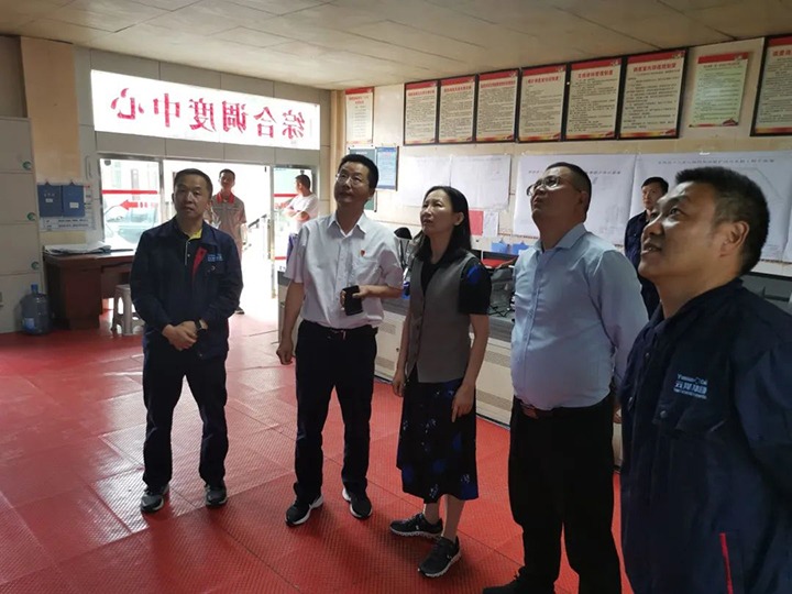 【主题教育】云煤（6008集团官方网站）集团党委委员、、、财务总监莫晓丹一行到四角地煤矿开展主题教育调研