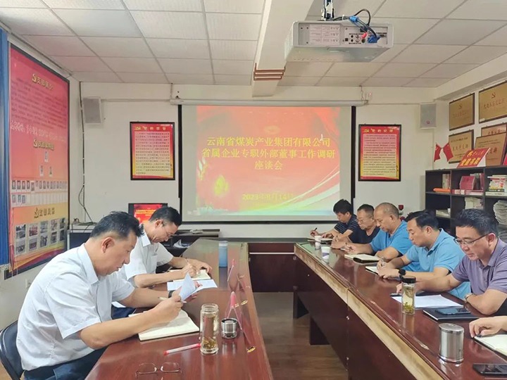 【主题教育】云煤（6008集团官方网站）集团专职外部董事寸延峰到源能矿山建设公司调研