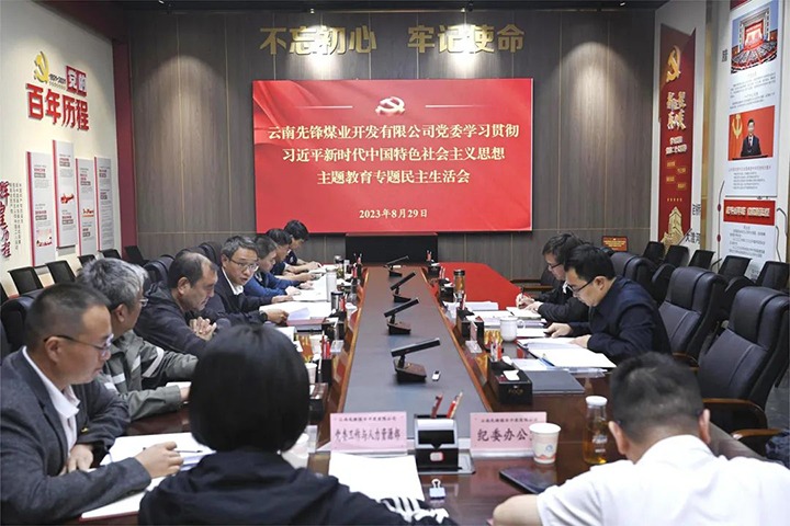 【主题教育】先锋煤业公司、镇雄煤业公司、威信煤炭公司召开主题教育专题民主生涯会