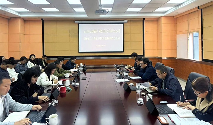 凝聚刷新共识 激扬奋进实力——云煤矿业开展学习贯彻党的二十届三中全会精神宣讲