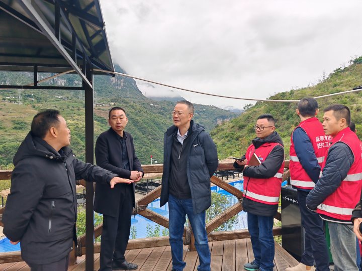 集团党委书记、、董事长胡均到昭通市大关县寿山镇调研墟落振兴事情