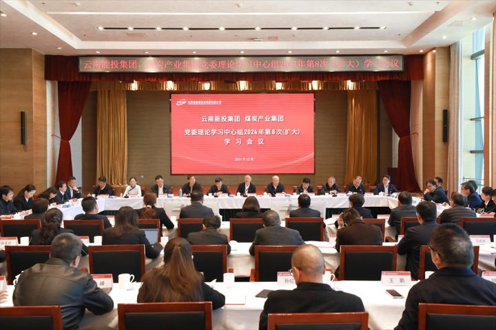 能投集团、、煤炭工业集团党委开展理论学习中心组学习