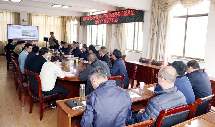 以“述”亮绩，，，以“评”促干│后所煤矿公司党委召开2024年度党组织书记抓下层党建事情述职评议审核会