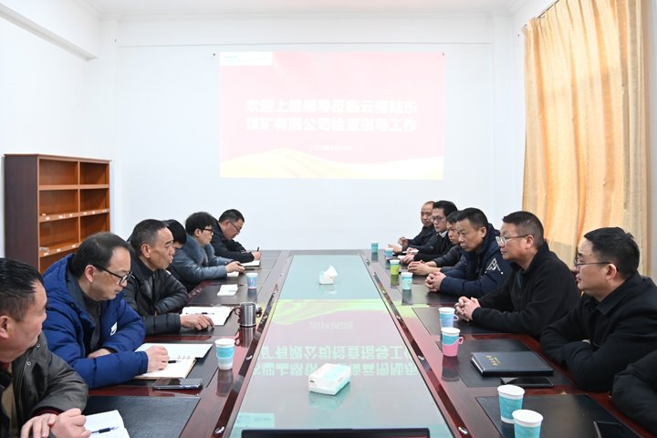 曲靖市麒麟区委副书记、区长张忠文到陆东煤矿开展清静生产及助企纾困调研事情